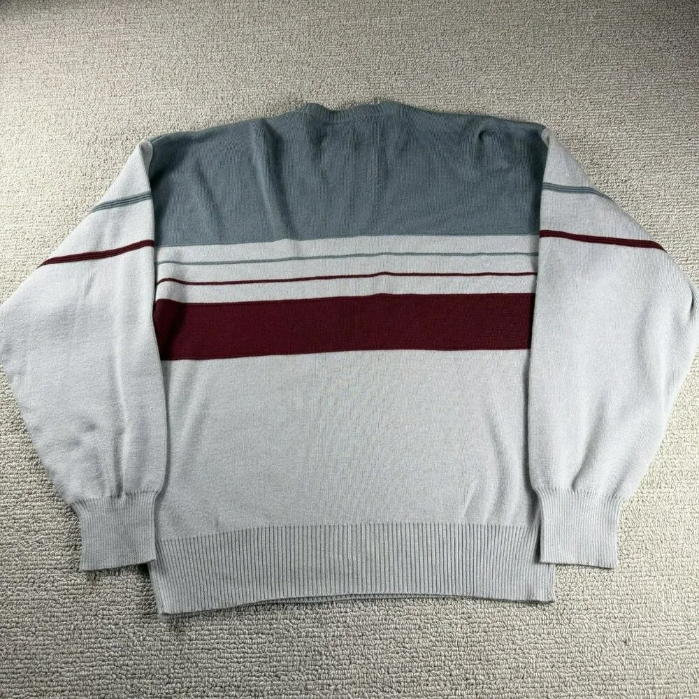 Vintage Tyrolia by HEAD Striped Knit Sweater 90's Y2K Multicolor Men’s Size XL - Picture 6 of 6